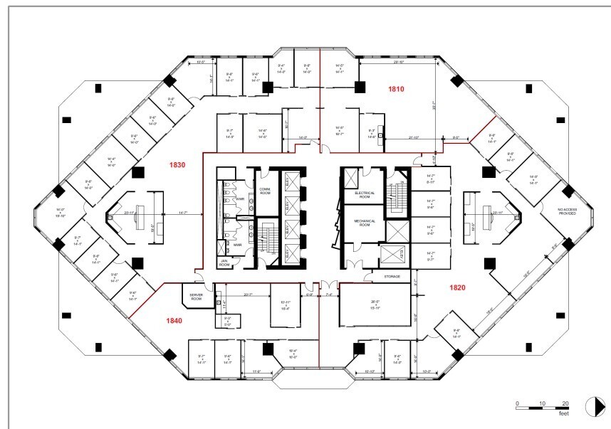 222 3rd Ave SW, Calgary, AB à louer Plan d’étage– Image 1 sur 1