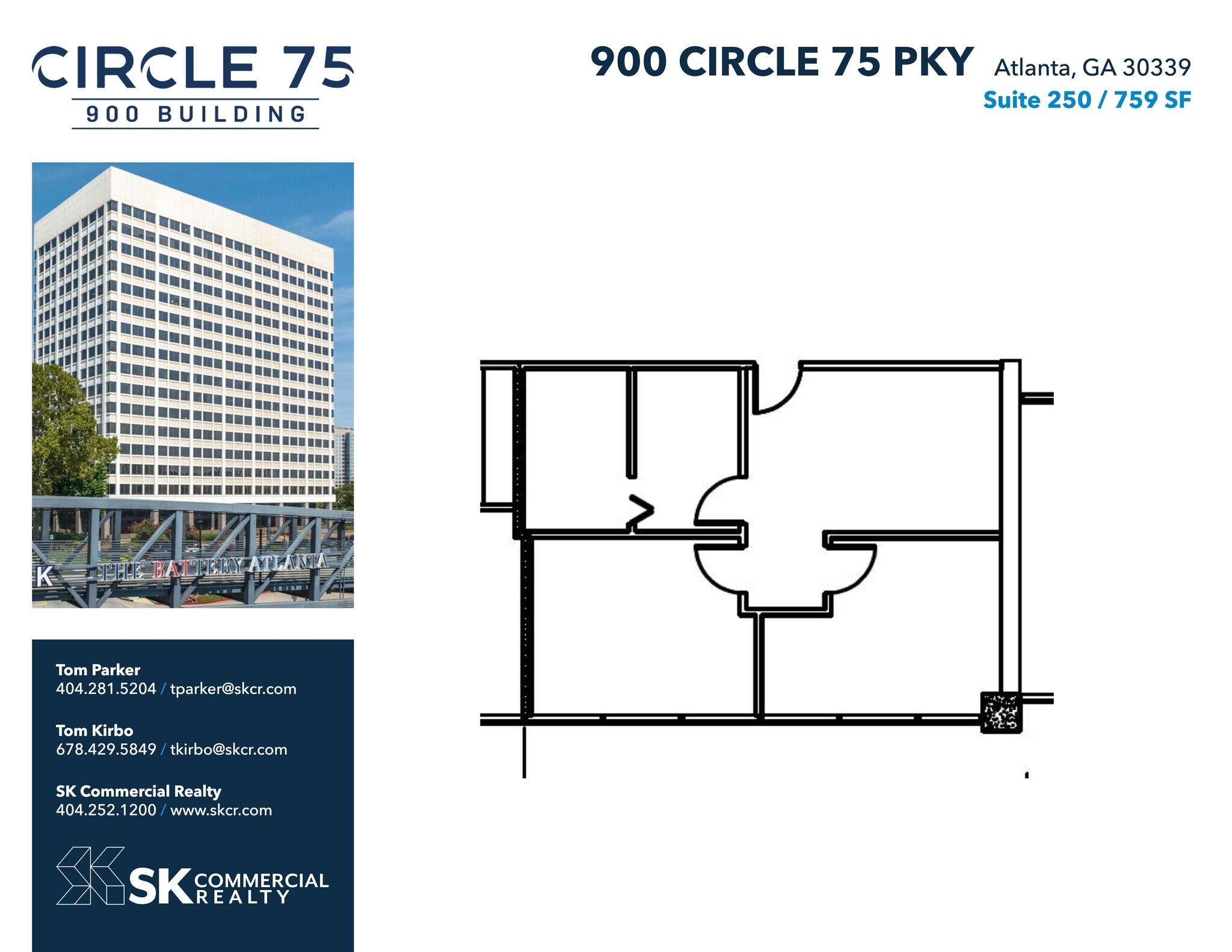 900 Circle 75 Pky SE, Atlanta, GA à louer Plan de site– Image 1 sur 1