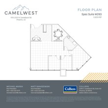 2001 W Camelback Rd, Phoenix, AZ à louer Plan d’étage– Image 1 sur 1