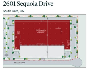 2601 Sequoia Dr, South Gate, CA à louer Plan d’étage– Image 1 sur 1