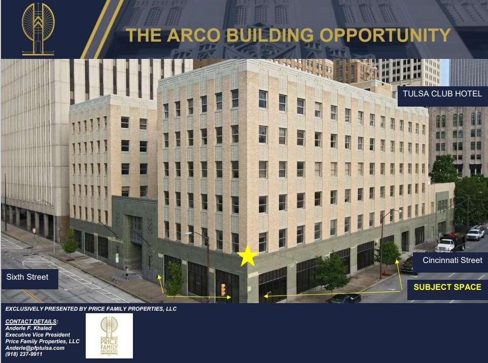 119 E 6th St, Tulsa, OK à louer Photo de l’immeuble– Image 1 sur 5