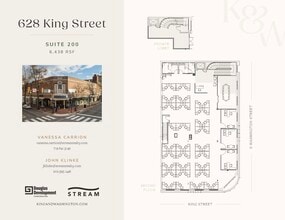 622-628 King St, Alexandria, VA à louer Plan d’étage– Image 1 sur 2