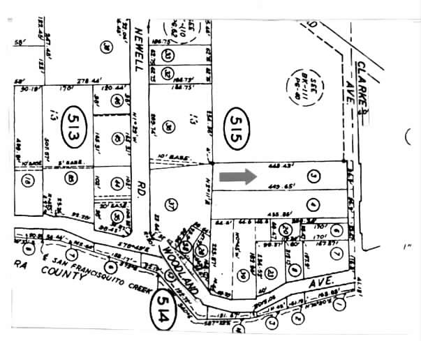 1851 Clarke Ave, East Palo Alto, CA à vendre - Plan cadastral – Image 2 sur 2