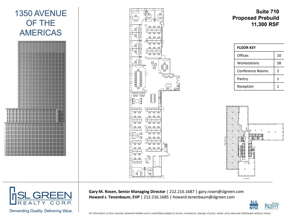 1350 Avenue of the Americas, New York, NY à louer Plan d’étage– Image 1 sur 1