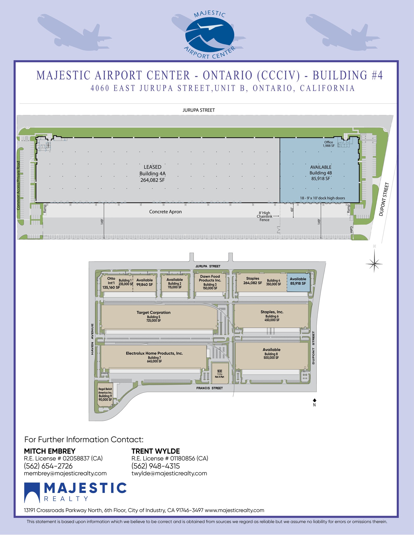 4060 E Jurupa St, Ontario, CA à louer Plan de site– Image 1 sur 1