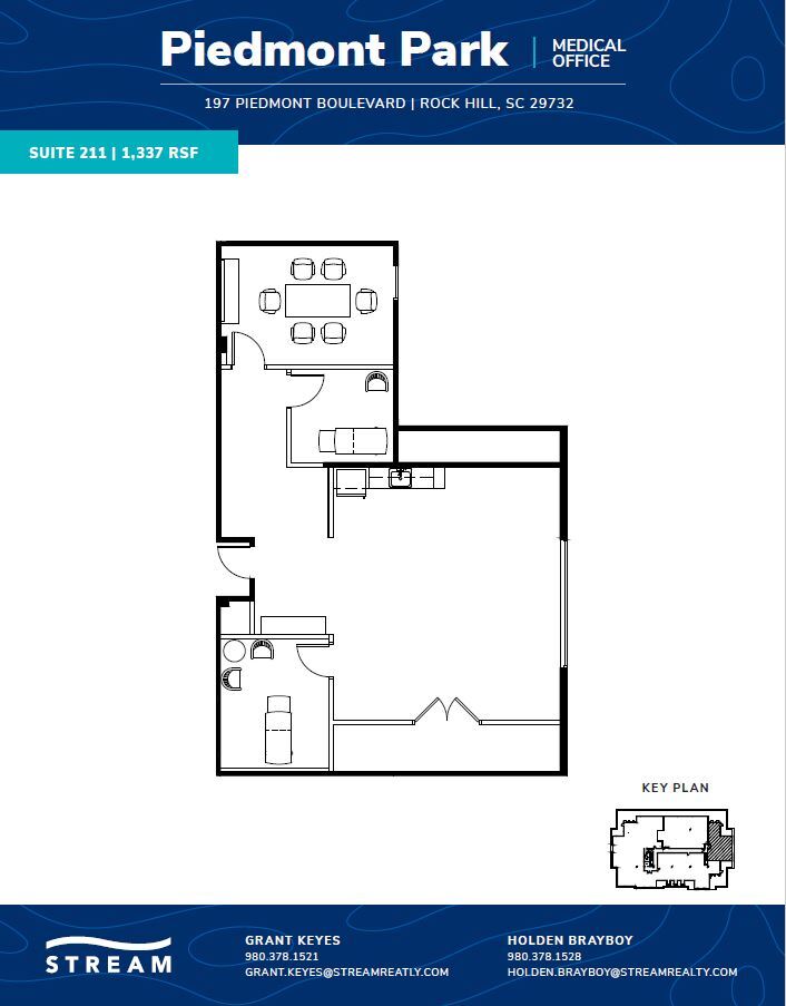 197 Piedmont Blvd, Rock Hill, SC à louer Plan d’étage– Image 1 sur 1