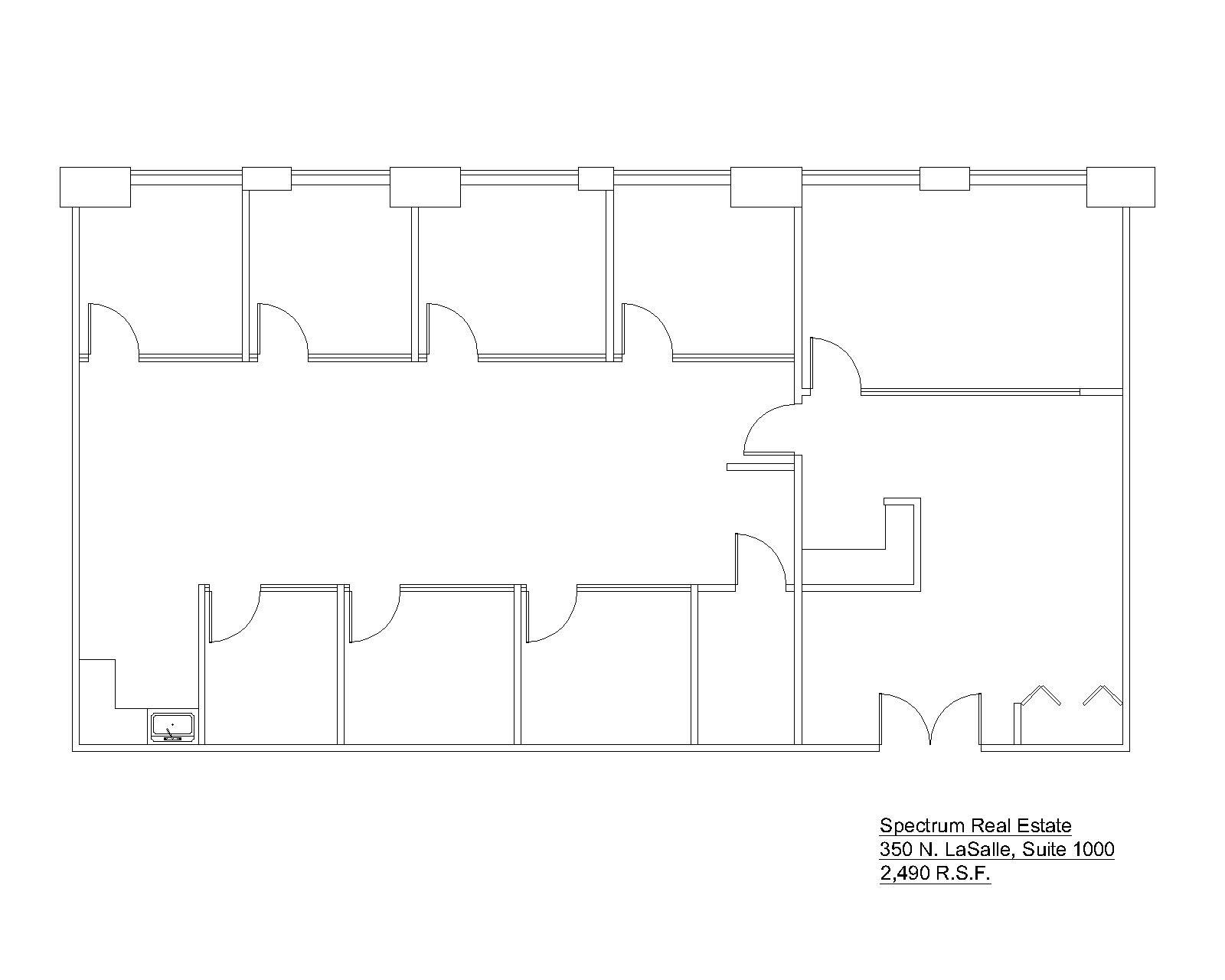 350 N LaSalle St, Chicago, IL à louer Plan d’étage– Image 1 sur 1