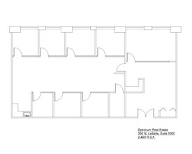 350 N LaSalle St, Chicago, IL à louer Plan d’étage– Image 1 sur 1