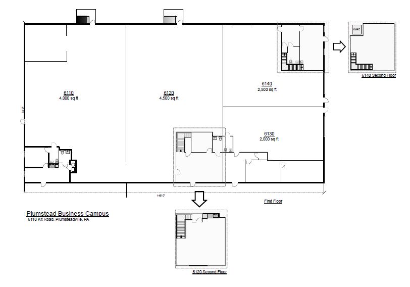 6120 Kit Rd, Pipersville, PA à louer - Plan d’étage – Image 3 sur 9