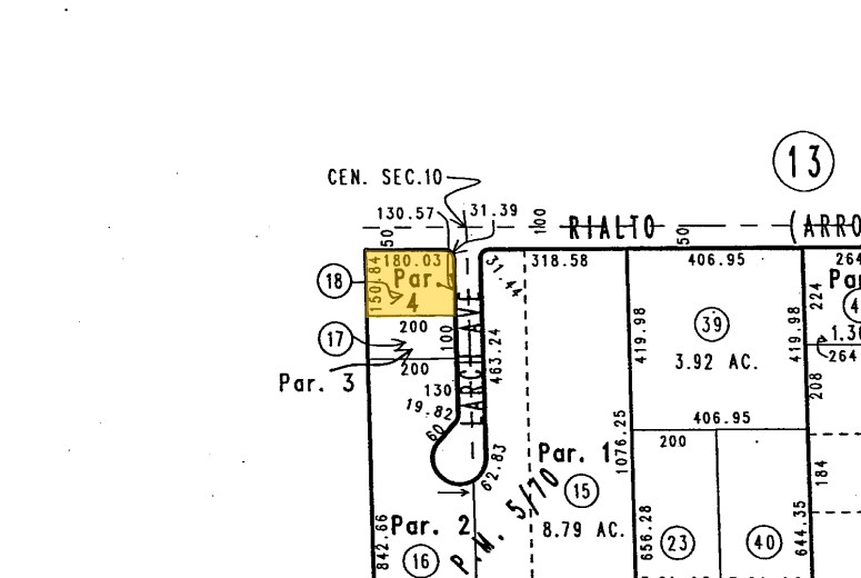1111 W Rialto Ave, Rialto, CA à louer - Plan cadastral – Image 2 sur 8
