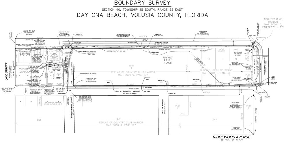 NWC Wilder Blvd & Beach St, Daytona Beach, FL à vendre - Plan de site – Image 3 sur 3