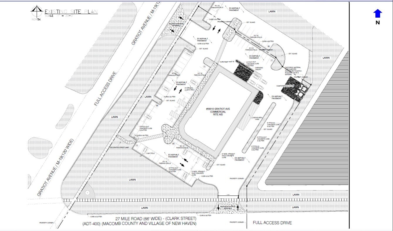 59010 Gratiot Ave, New Haven, MI à louer Plan de site– Image 1 sur 3