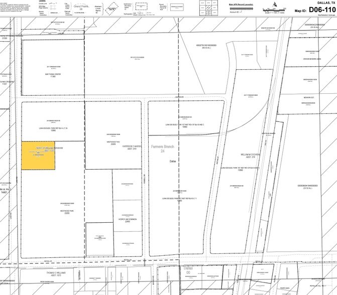 11482 Luna Rd, Farmers Branch, TX à louer - Plan cadastral – Image 2 sur 8