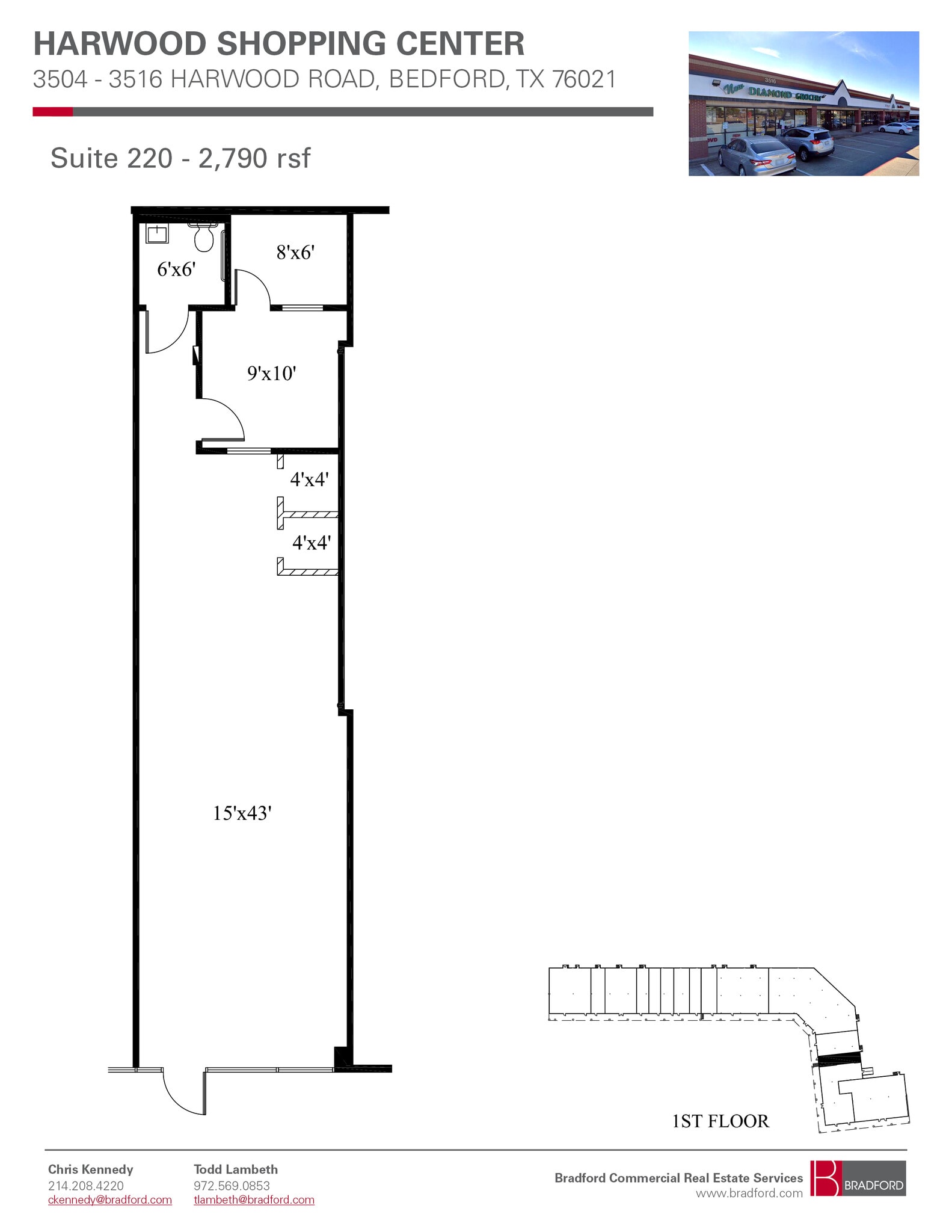 3504-3508 Harwood Rd, Bedford, TX à louer Photo intérieure– Image 1 sur 1