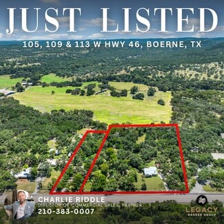 Plus de détails pour 105, 109, 113 TX-46, Boerne, TX - Terrain à vendre