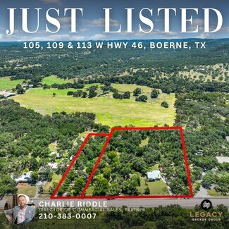 Plus de détails pour 105, 109, 113 TX-46, Boerne, TX - Terrain à vendre