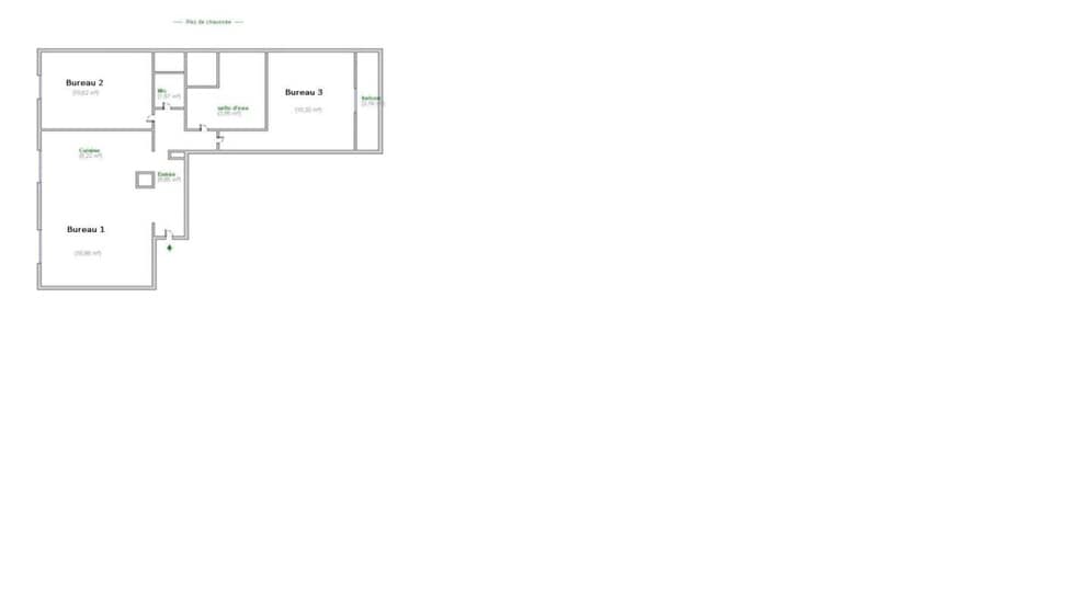 Bureau dans Décines-Charpieu à vendre - Plan d’étage – Image 1 sur 1
