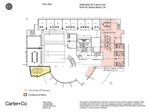 120 S Sierra Ave, Solana Beach, CA à louer Plan d’étage– Image 1 sur 7