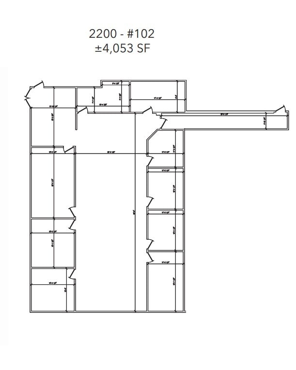 2200 E Route 66, Glendora, CA à louer Plan d’étage– Image 1 sur 1