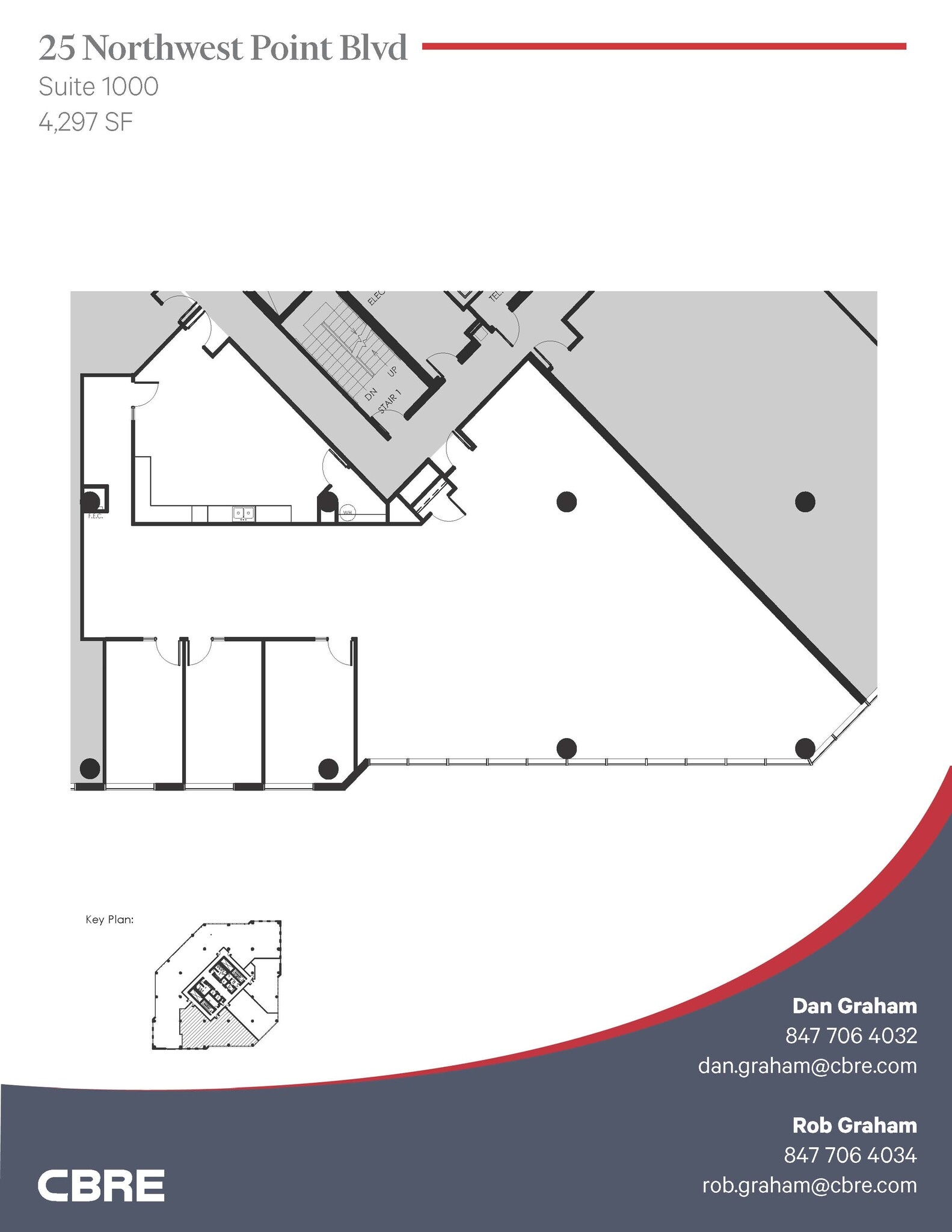 25 NW Point Blvd, Elk Grove Village, IL à louer Plan d’étage– Image 1 sur 1