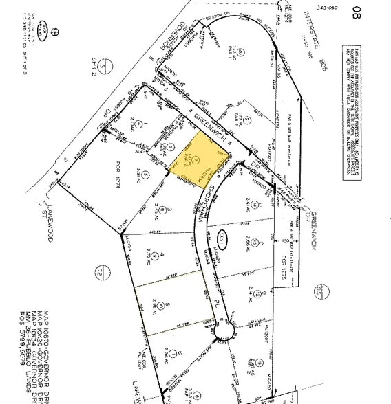 6310 Greenwich Dr, San Diego, CA à louer - Plan cadastral – Image 2 sur 8