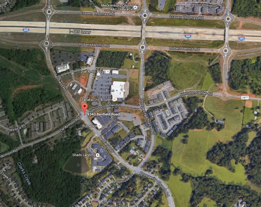 9340 Benfield Rd, Charlotte, NC à louer Aérien– Image 1 sur 2