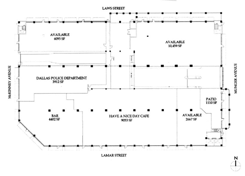 2020 N Lamar St, Dallas, TX à vendre - Plan d’étage type – Image 3 sur 4