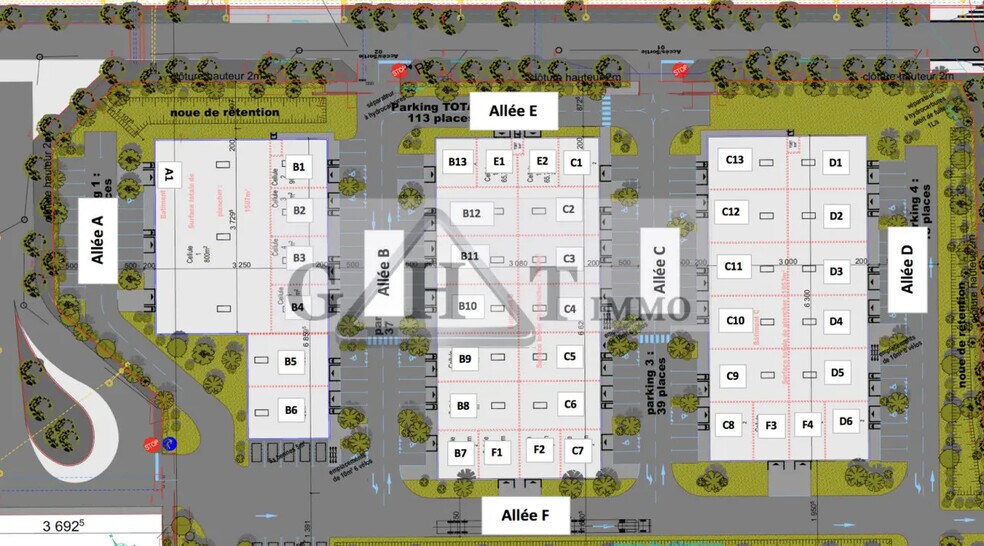 Industriel/Logistique dans Saint-Fargeau-Ponthierry à louer - Plan de site – Image 2 sur 2