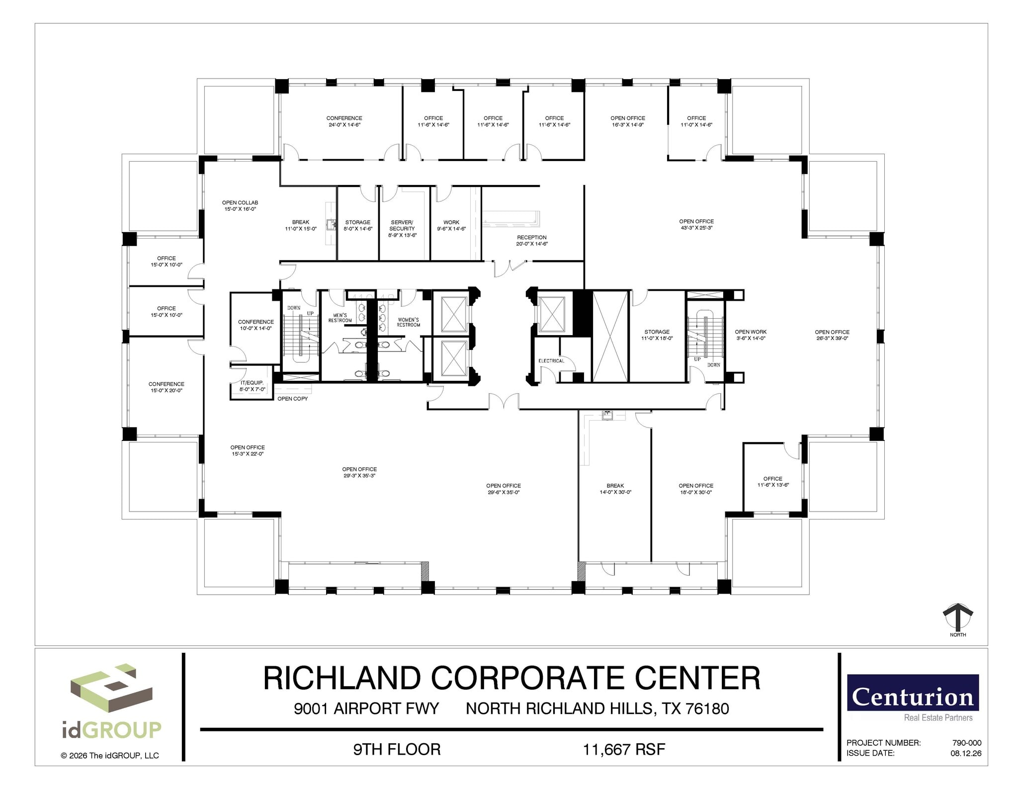 9001-9003 Airport Fwy, North Richland Hills, TX à louer Plan d’étage– Image 1 sur 1