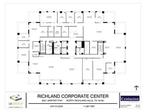 9001-9003 Airport Fwy, North Richland Hills, TX à louer Plan d’étage– Image 1 sur 1