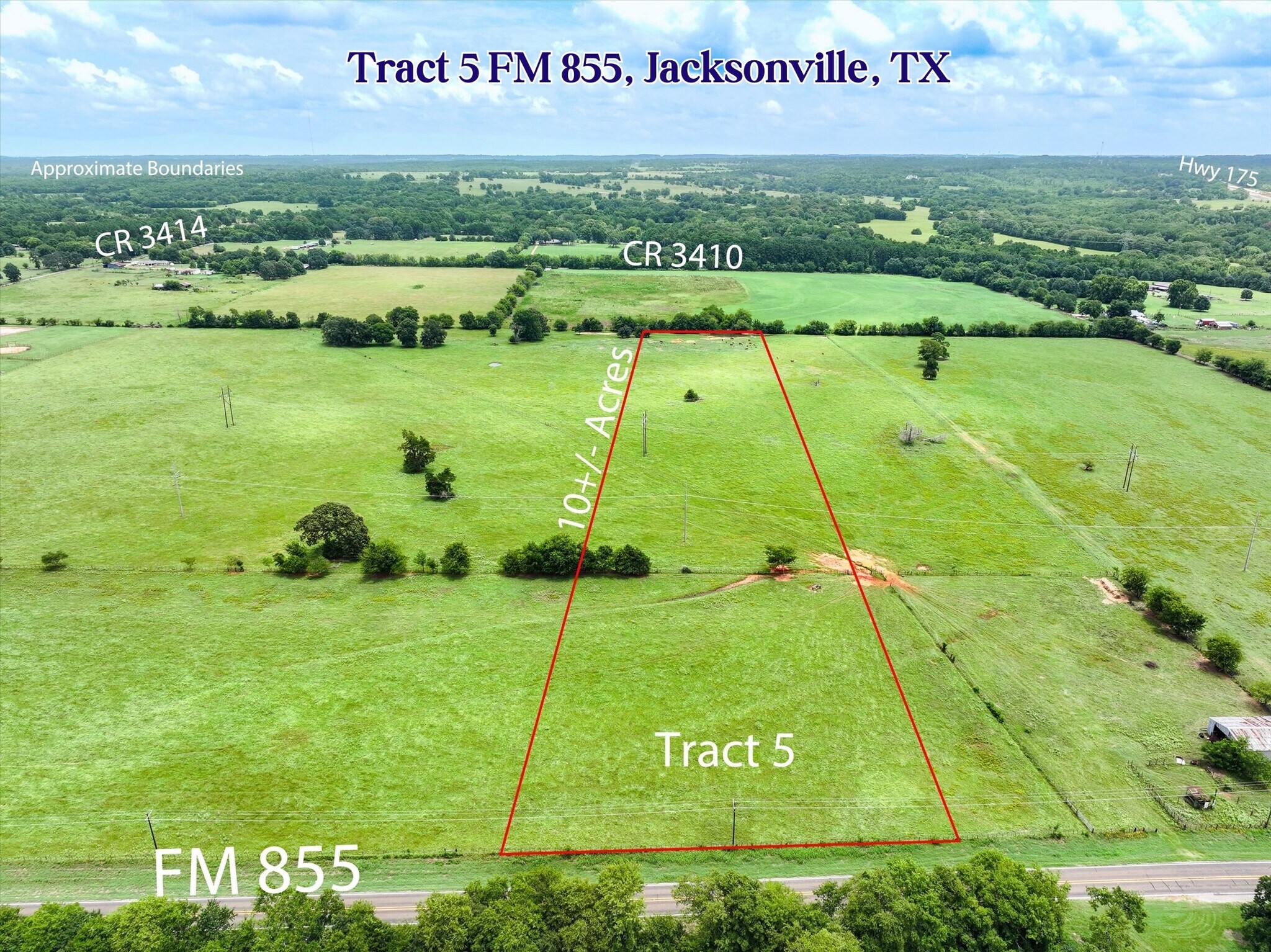 Tract 5 FM 855, Jacksonville, TX à vendre Photo de l’immeuble– Image 1 sur 20