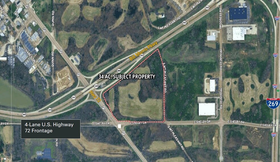 E Shelby - 34.11 Acres dr, Collierville, TN à vendre - Photo de l’immeuble – Image 3 sur 3