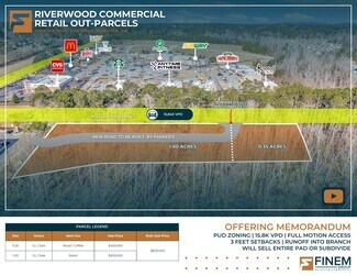 Plus de détails pour 5095 Washington Road, Evans, GA - Terrain à vendre