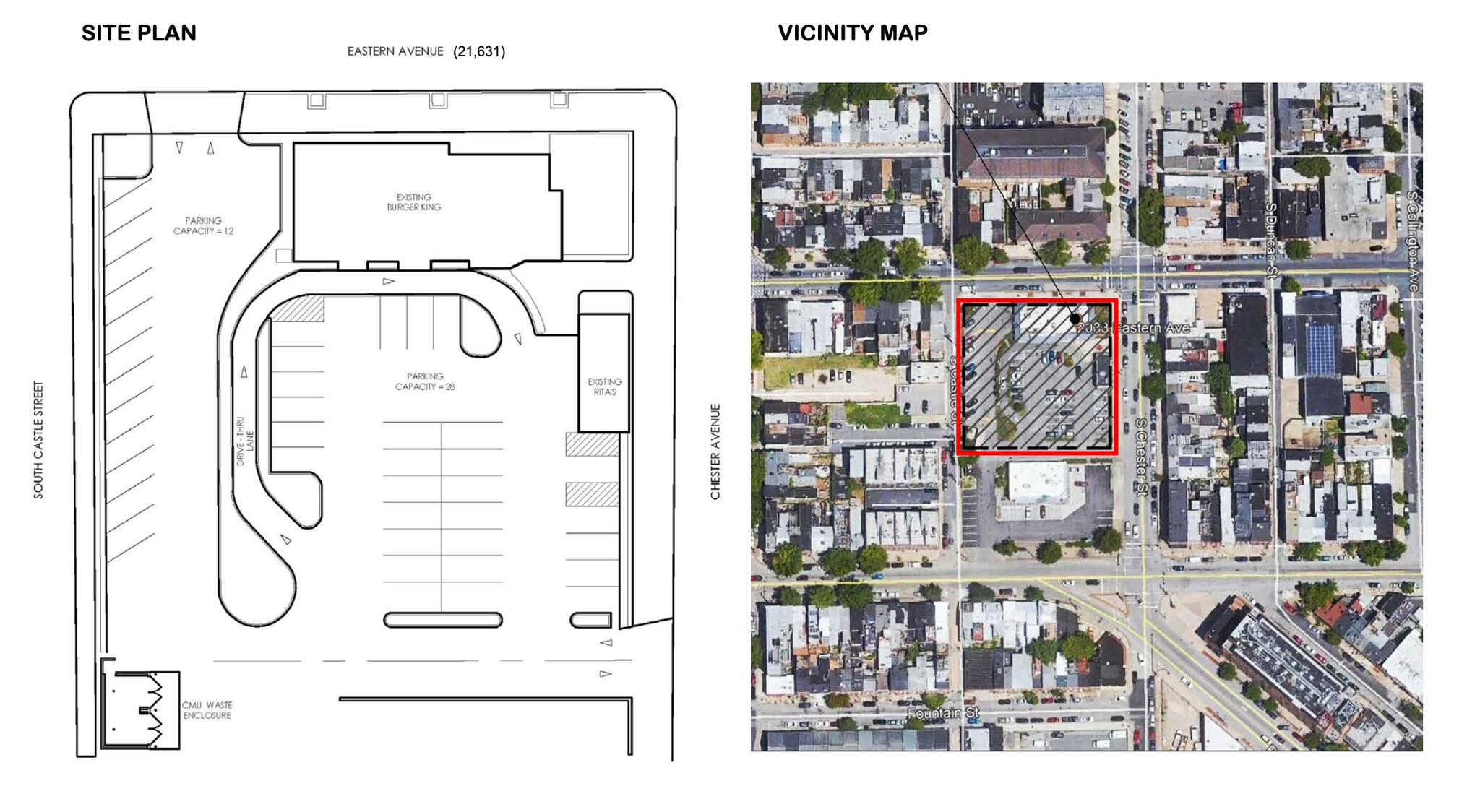 2033 Eastern Ave, Baltimore, MD à louer Aérien– Image 1 sur 4