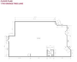 1765-1795 Orange Tree Ln, Redlands, CA à louer Plan d’étage– Image 2 sur 2