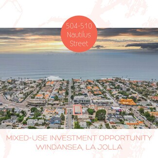Plus de détails pour 504-510 Nautilus St, La Jolla, CA - Local commercial à louer