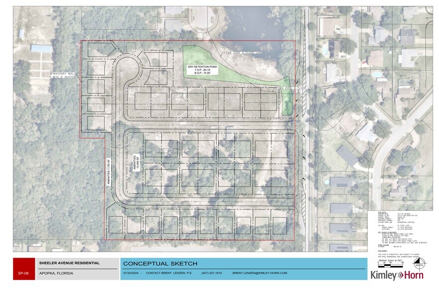 1770 Sheeler Ave, Apopka, FL à vendre - Plan de site – Image 3 sur 3
