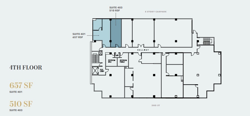 340 E 2nd St, Los Angeles, CA à louer Plan d’étage– Image 1 sur 1