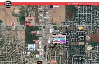 615 56th st, Kearney, NE - Vue aérienne  vue de carte - Image1