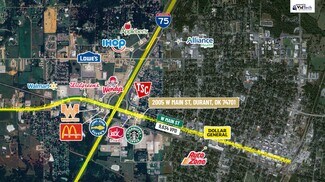 Plus de détails pour W Main st, Durant, OK - Terrain à louer