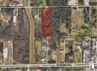 Plus de détails pour Carson Road, Houston, TX - Terrain à vendre