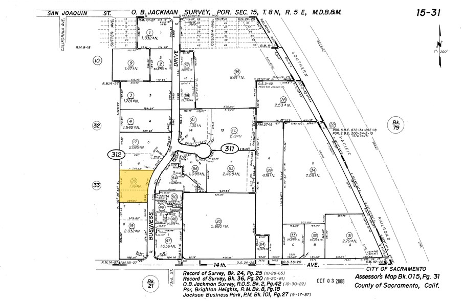 3700 Business Dr, Sacramento, CA à louer - Plan cadastral – Image 3 sur 21