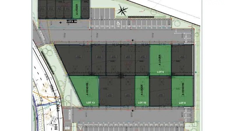 Local d'activités dans Martin-Église à vendre Plan de site– Image 1 sur 8