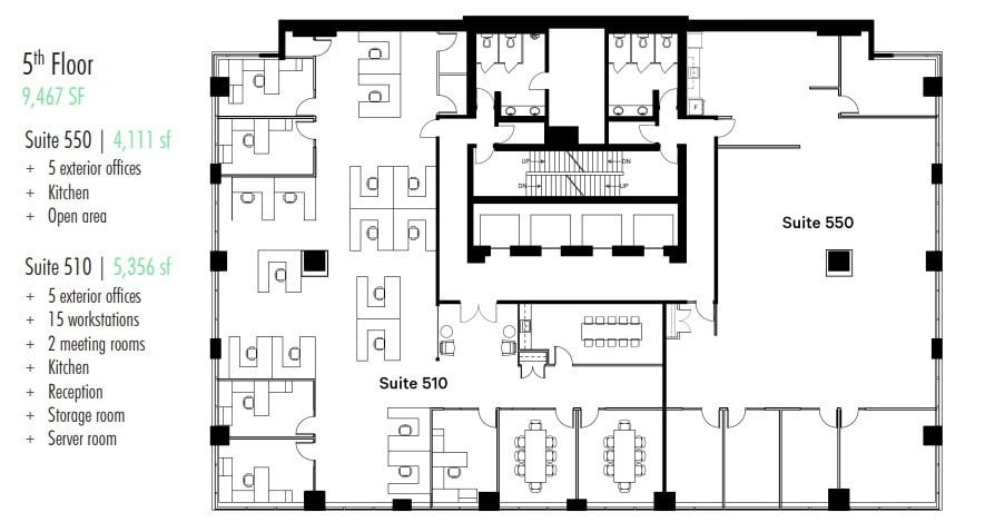 736 6th Ave SW, Calgary, AB à louer Plan d’étage– Image 1 sur 1