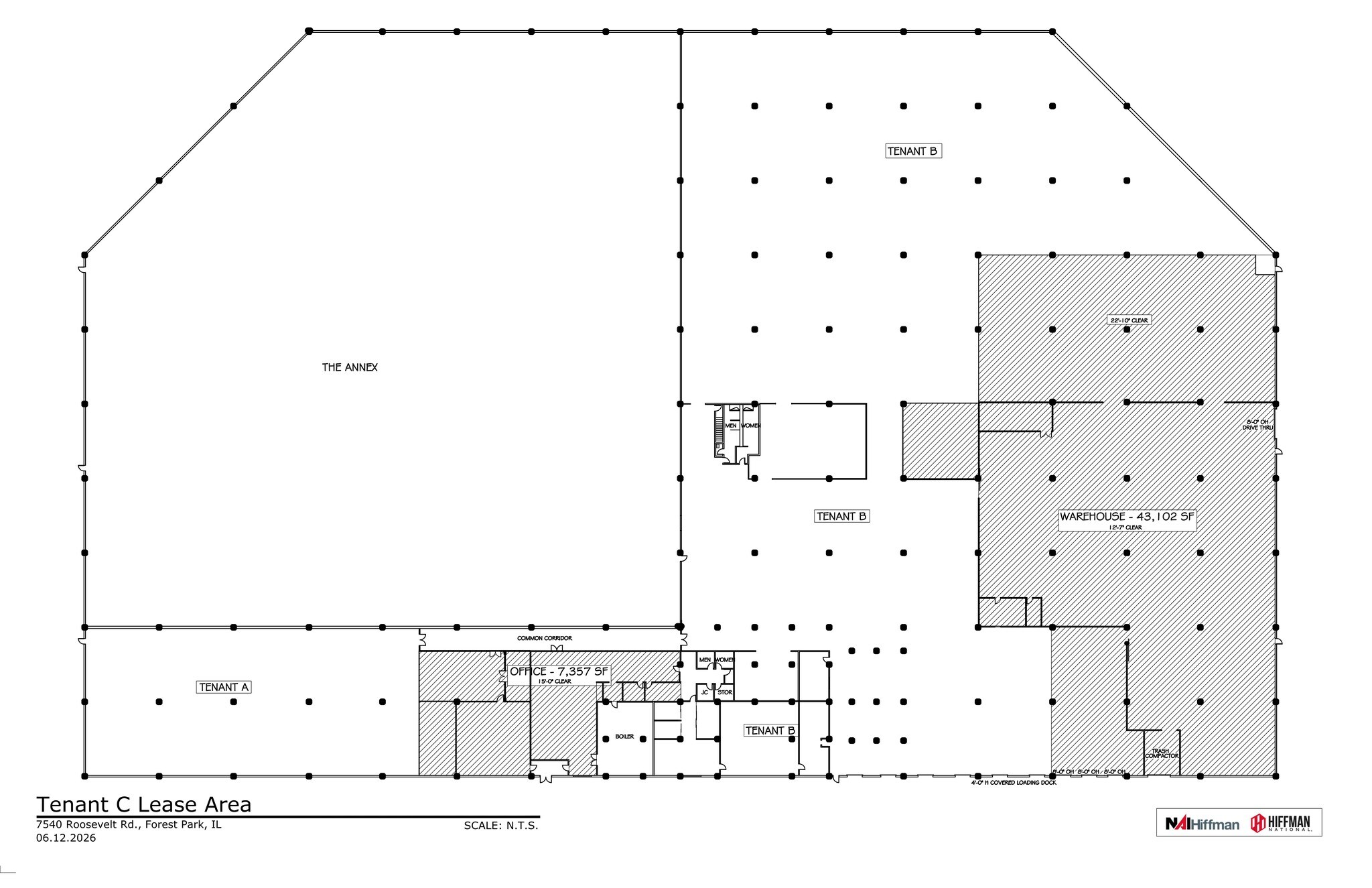 7540 Roosevelt Rd, Forest Park, IL à louer Plan de site– Image 1 sur 4