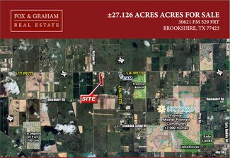 Plus de détails pour 30621 FM 529 Rd, Brookshire, TX - Terrain à vendre