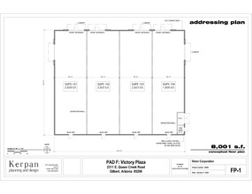 2343 E Queen Creek, Gilbert, AZ à louer Plan de site– Image 1 sur 4