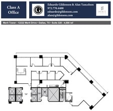 12222 Merit Dr, Dallas, TX à louer Plan d’étage– Image 1 sur 1