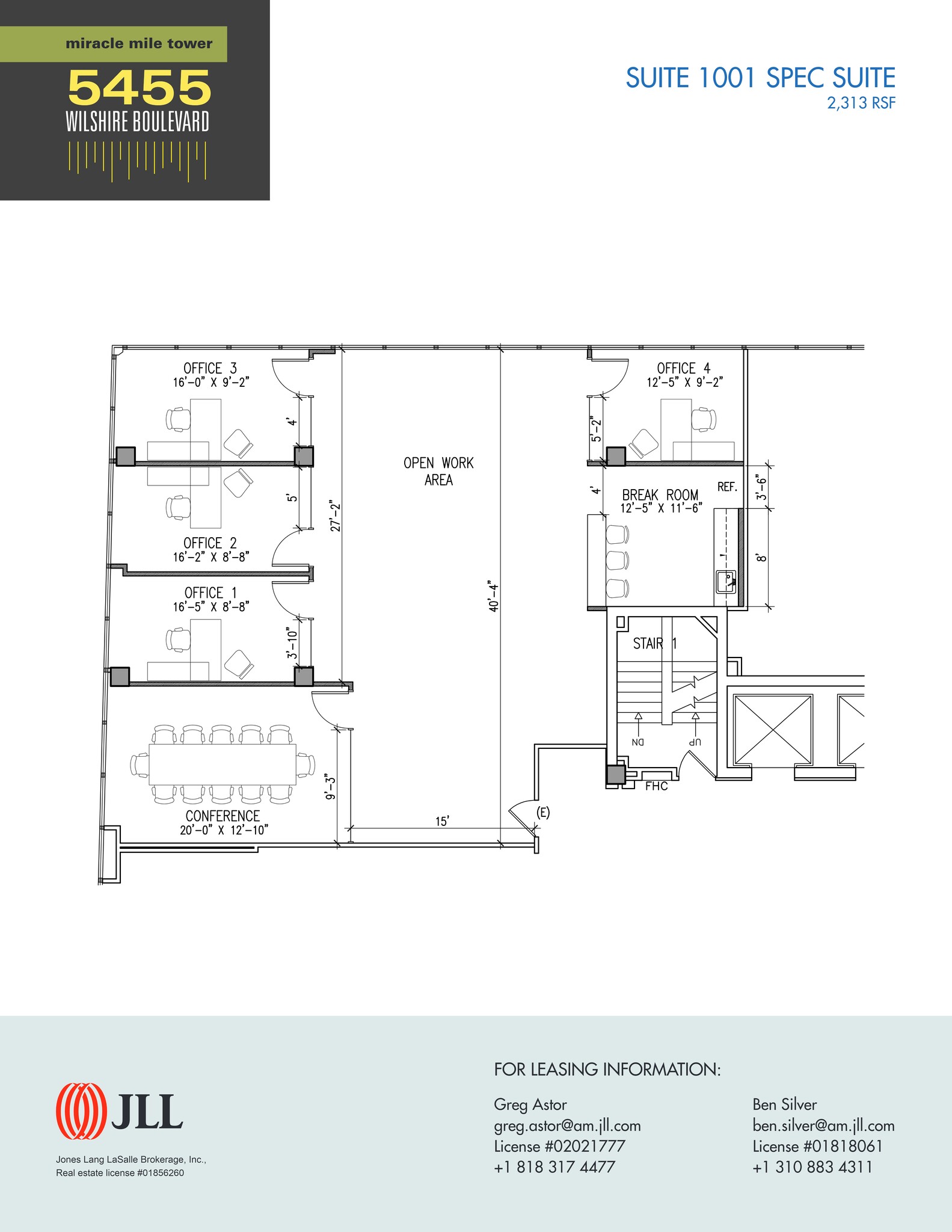 5455 Wilshire Blvd, Los Angeles, CA à louer Plan de site– Image 1 sur 1