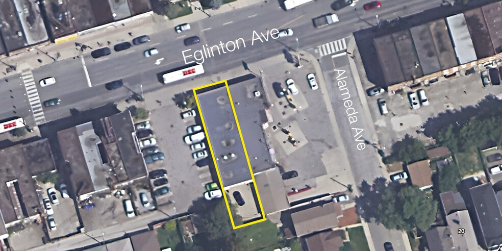 1529 Eglinton Av W, Toronto, ON à louer - Aérien – Image 3 sur 3